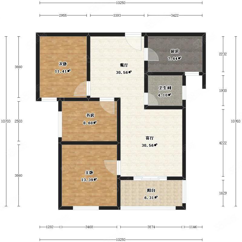 西荣路小区3室2厅1卫96㎡南北25万