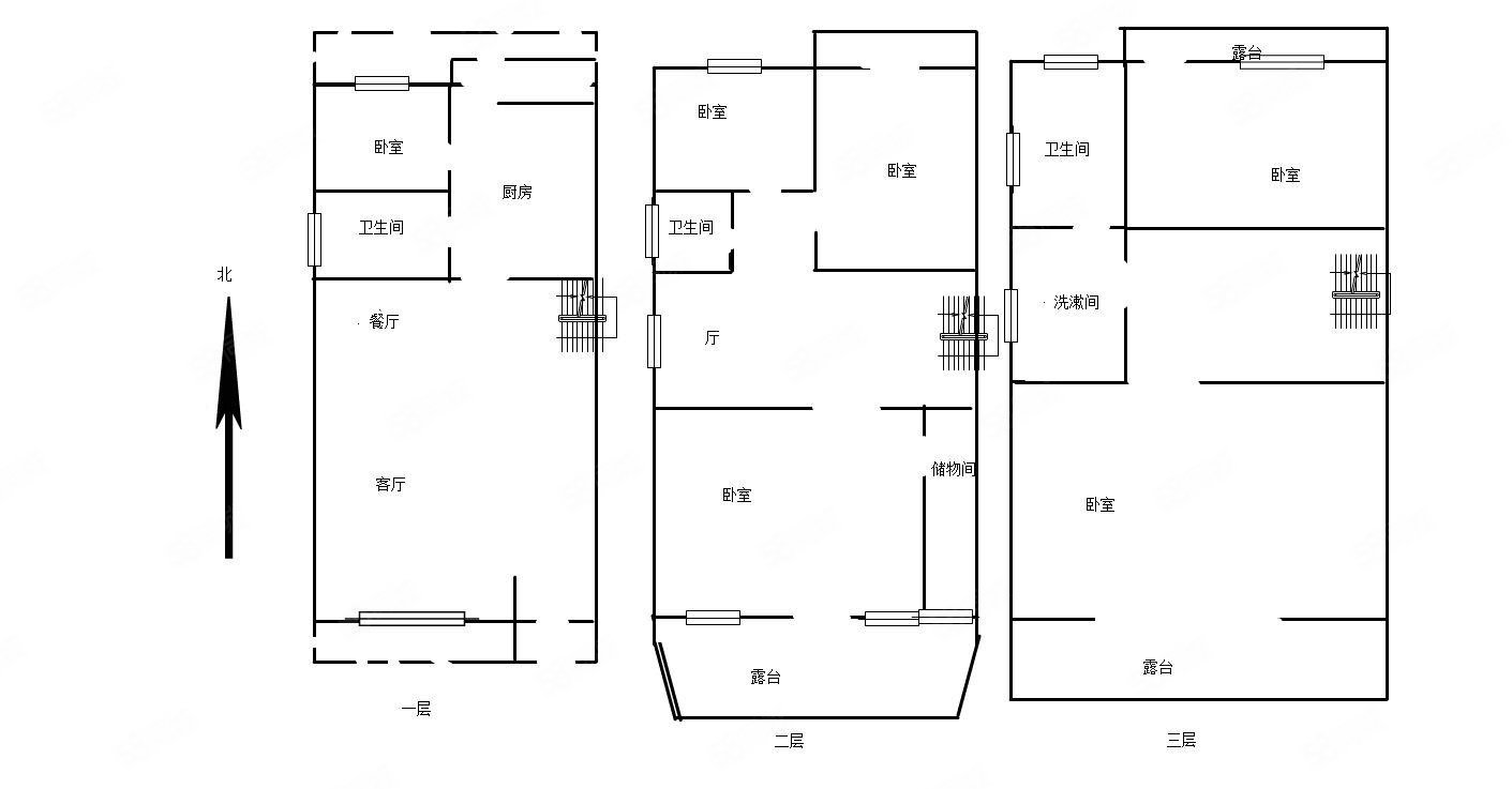 瑞海姆公寓(別墅)6室3廳3衛(wèi)288.93㎡南北750萬