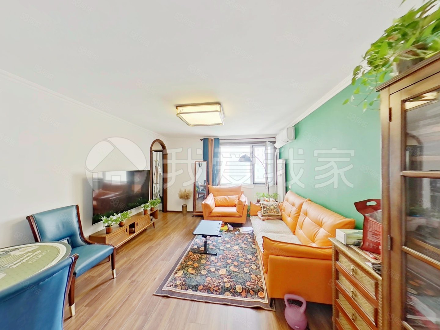 慧忠北里2室1廳1衛(wèi)69.67㎡南588萬