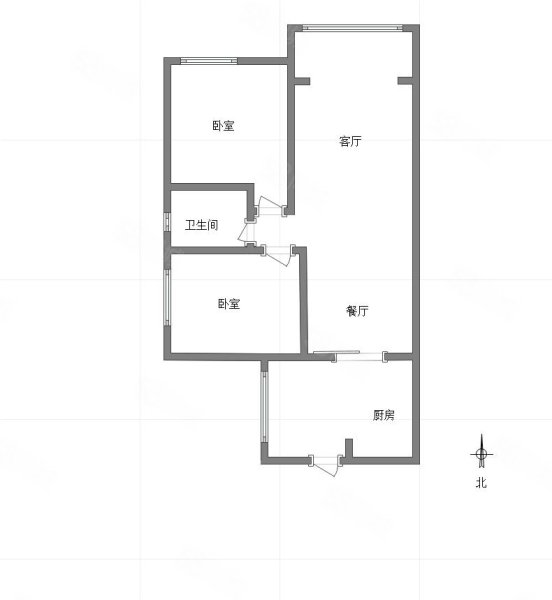 融科海阔天空(北区)2室1厅1卫82.81㎡南85.5万