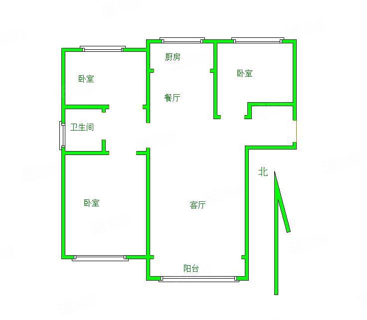 直隶新城户型图图片