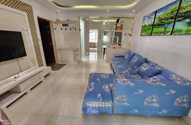 电大南~阿卡五期温馨两居~精装~免大税 中间楼层