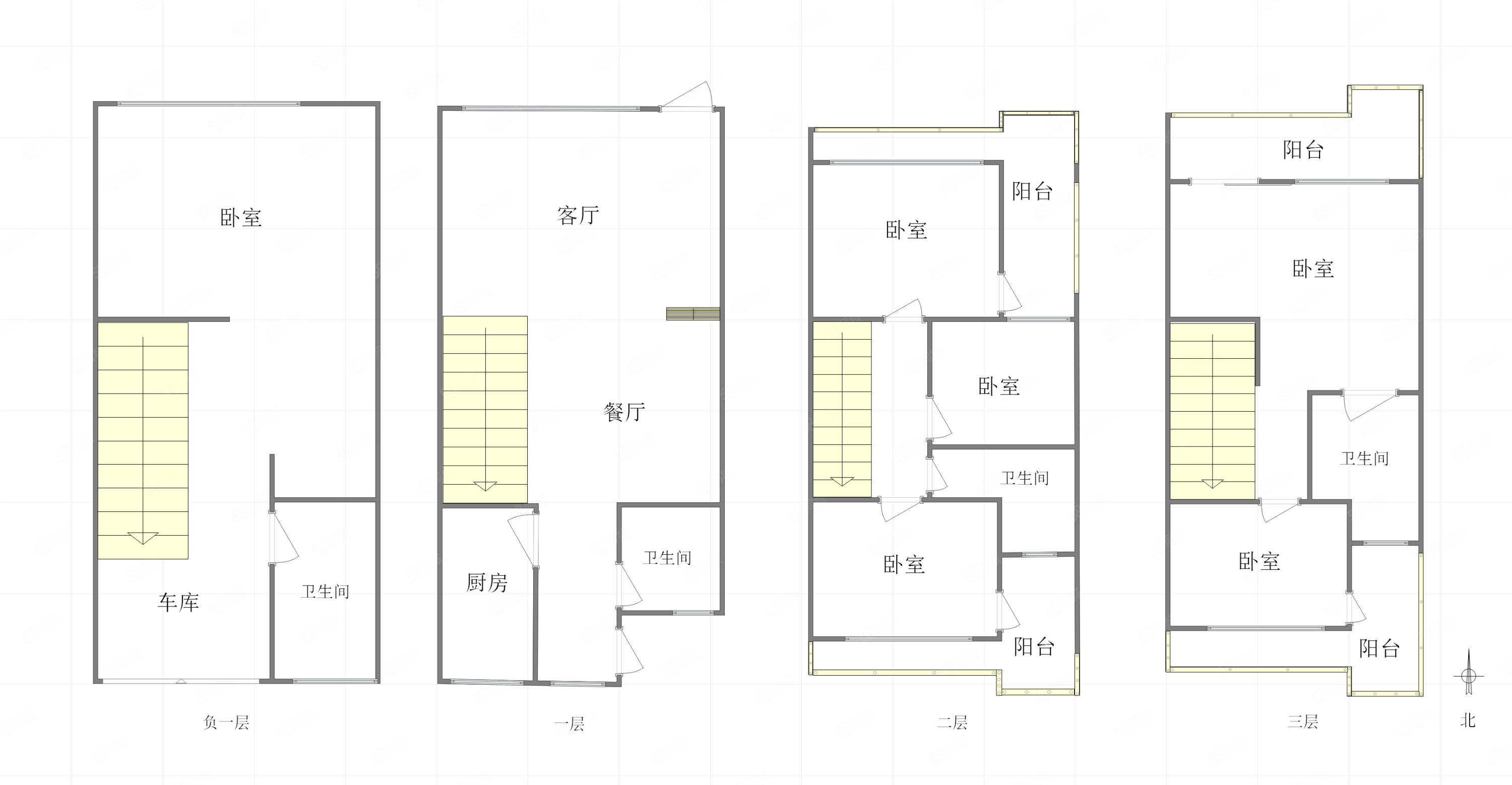 半城中央(别墅)6室2厅4卫237㎡南北290万