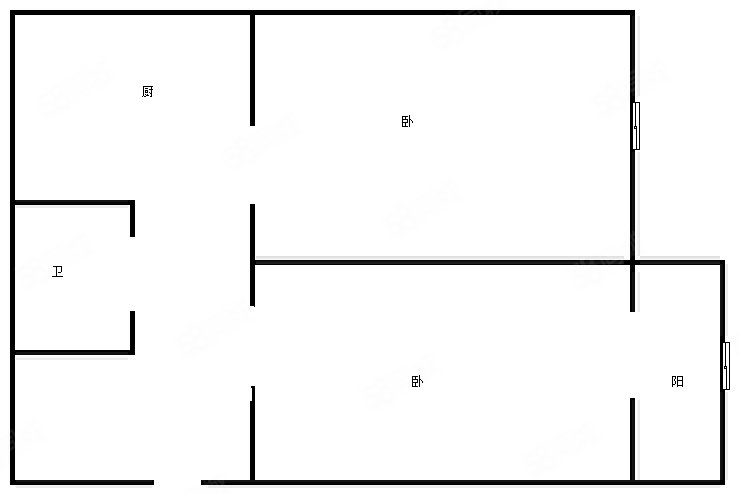 红霞街小区(红霞街23号-39号(单号))2室0厅1卫49㎡南46.8万