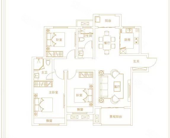 建业城全新精装未住中层136平78万