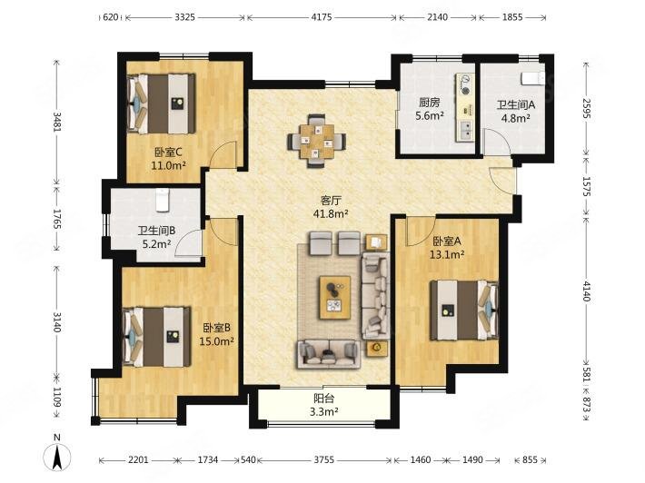 御海禧园拎包入住金湾旁边时尚装修业主少住保养新新