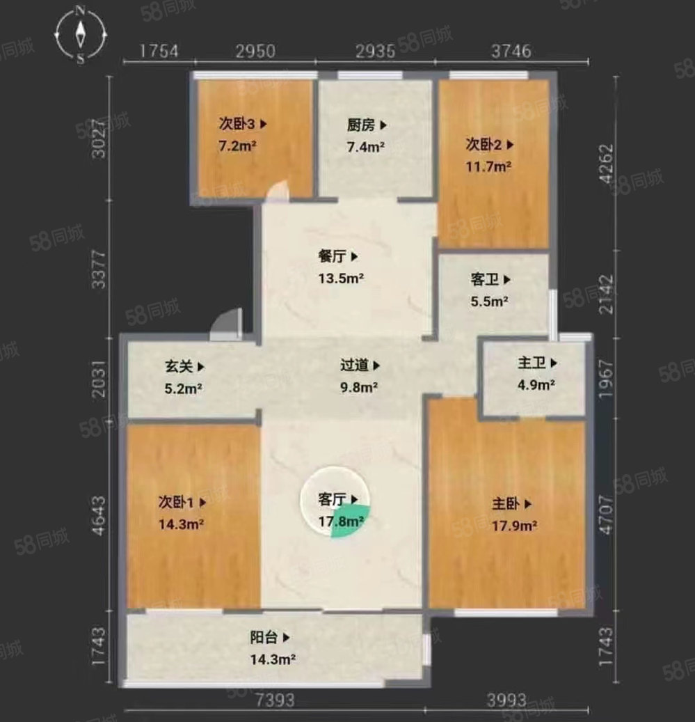 碧桂园滨湖城凤鸣芷岸(别墅)5室2厅3卫250㎡南300万