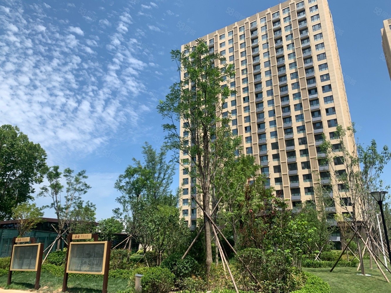 拎包入住,采光好,房子前面小公园,华安紫宸公馆-潍坊58同城