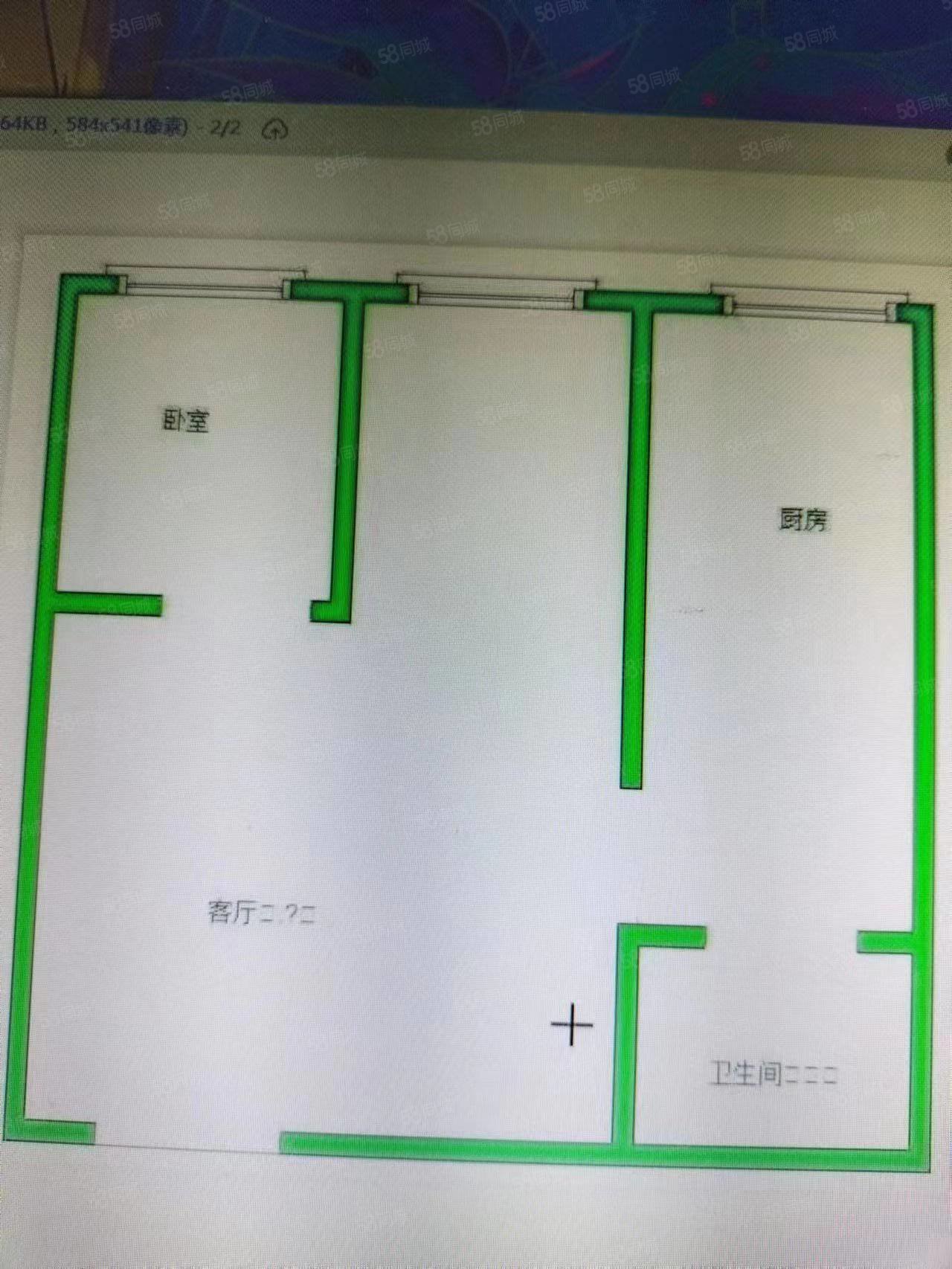 东洲大街2号楼2室1厅1卫78.25㎡南北26万