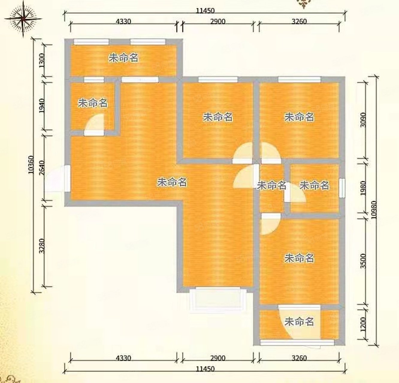 广馨仁和世家3室2厅2卫123㎡南北120万