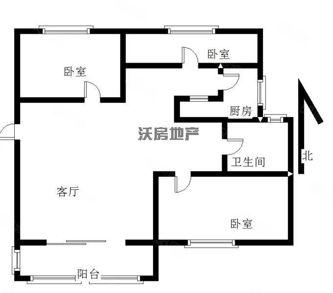 经典俊园3室2厅1卫120㎡南北28.8万