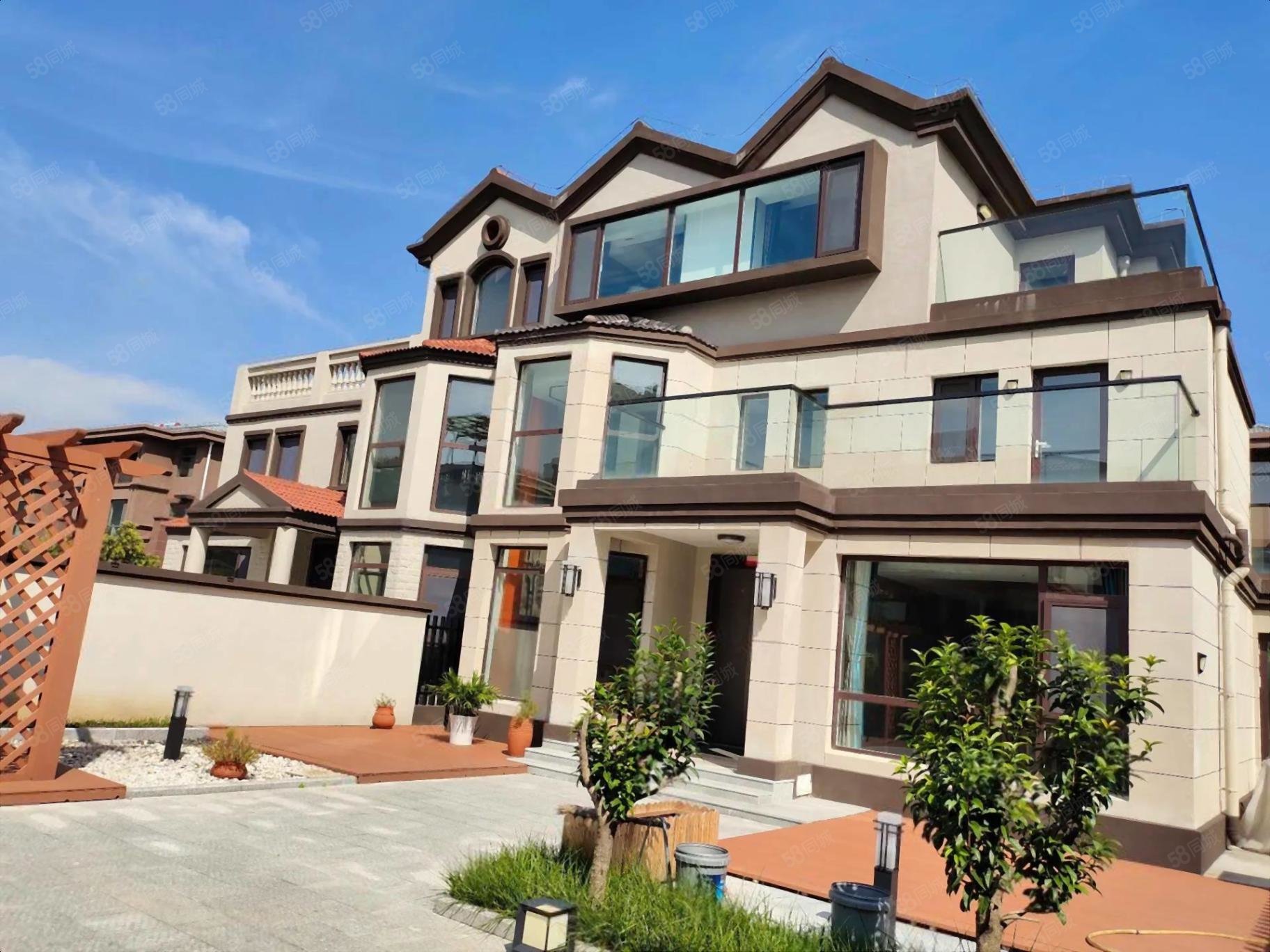 实拍环山路景区双拼正南北300平活院泰山御苑