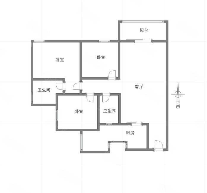 文庭雅苑3室2厅2卫95㎡东北90万