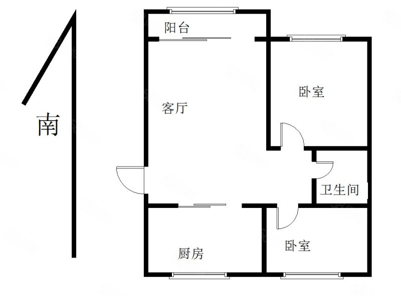 宝林雅苑2室2厅1卫89㎡南415万