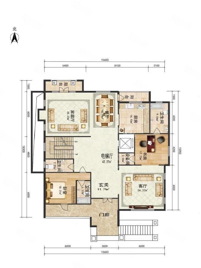 润泽御府5室2厅6卫725㎡东15800万