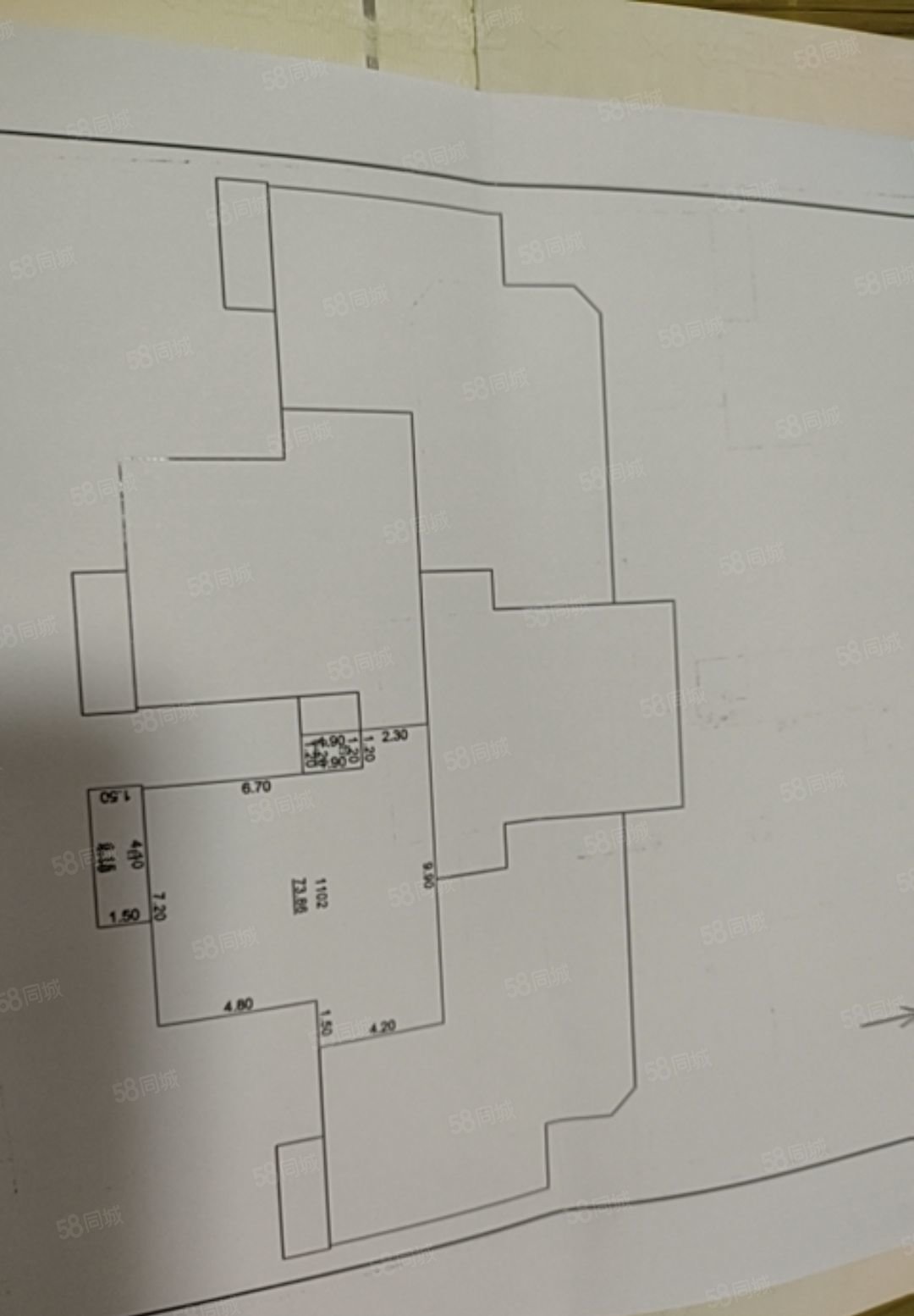 福人名都城2室1厅1卫101㎡南北40万