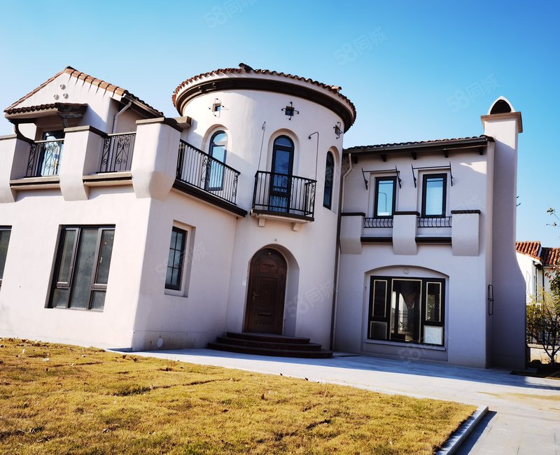 259平西班牙风独栋别墅525万,院子500平满5年 钥匙