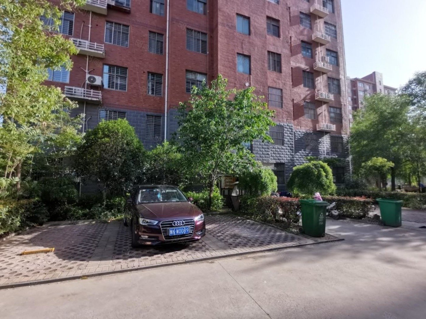 中州花园 3楼带平台 南北通透两室可按揭,中州花园-商丘58同城