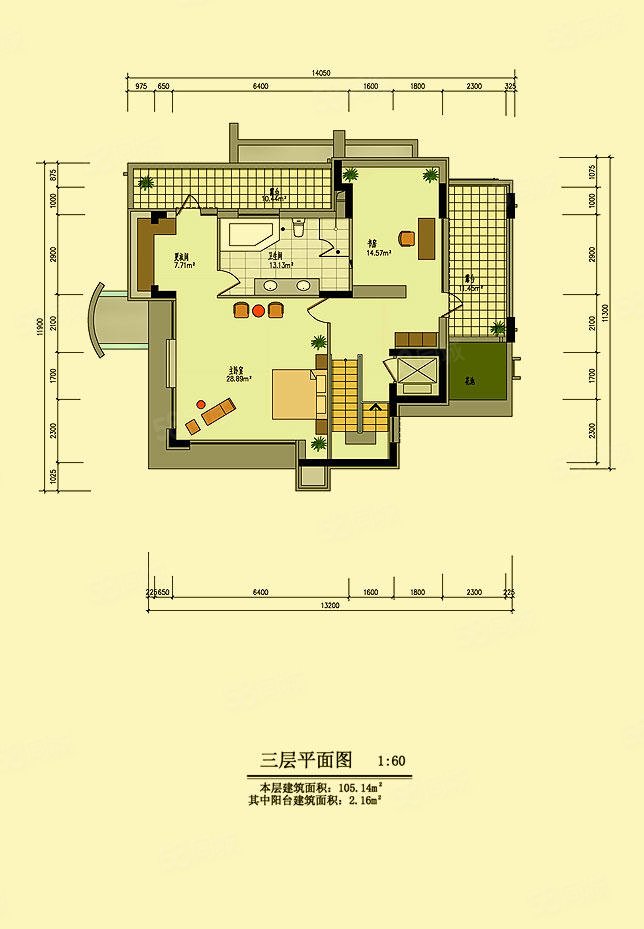 澳景園5室3廳4衛(wèi)475.78㎡南北1999萬