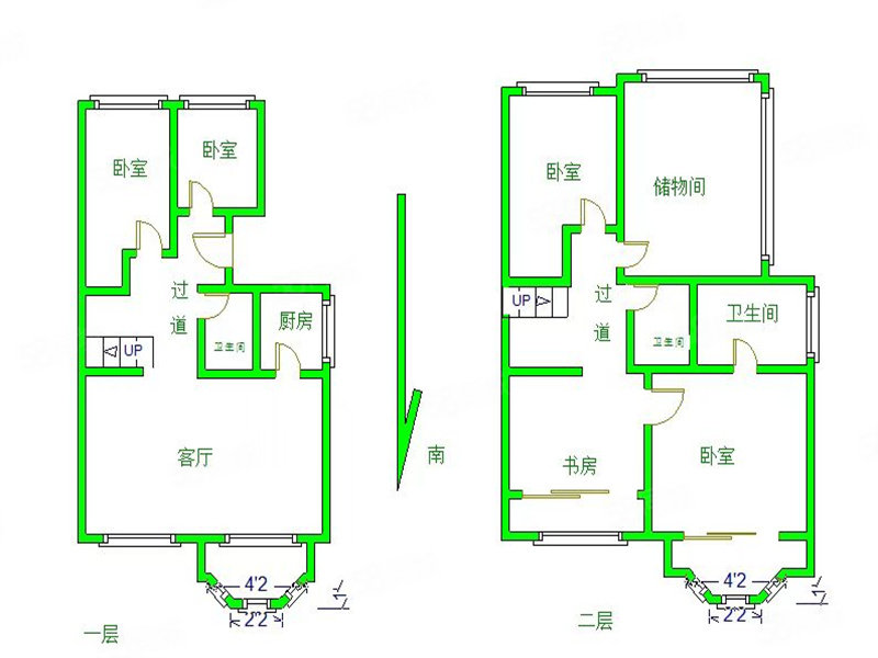 龙华苑5室2厅3卫226㎡南北570万