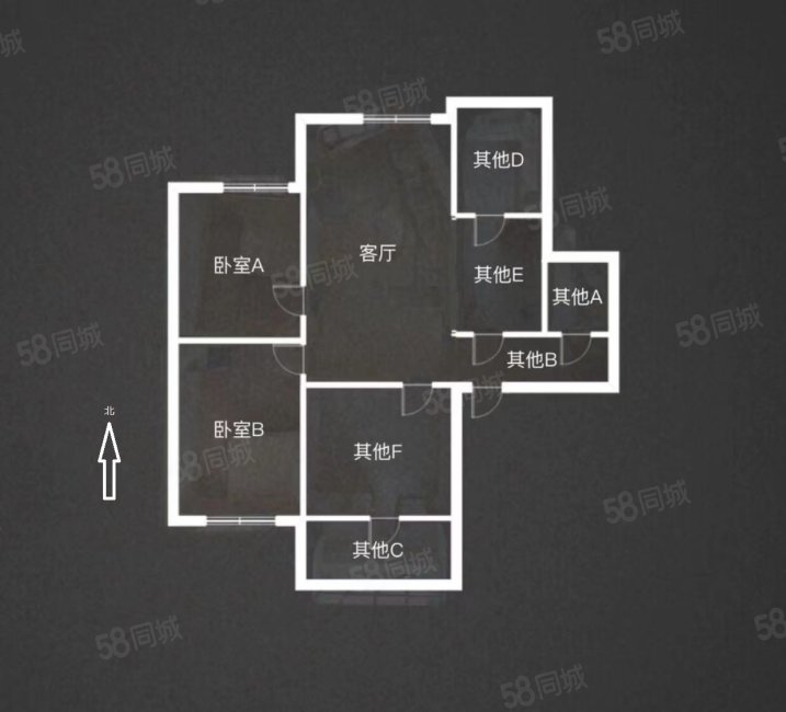 赵一街东区4室3厅2卫147㎡南北89万