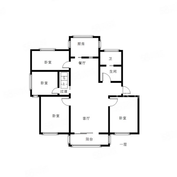 东方家园4室2厅1卫127㎡南北97.8万