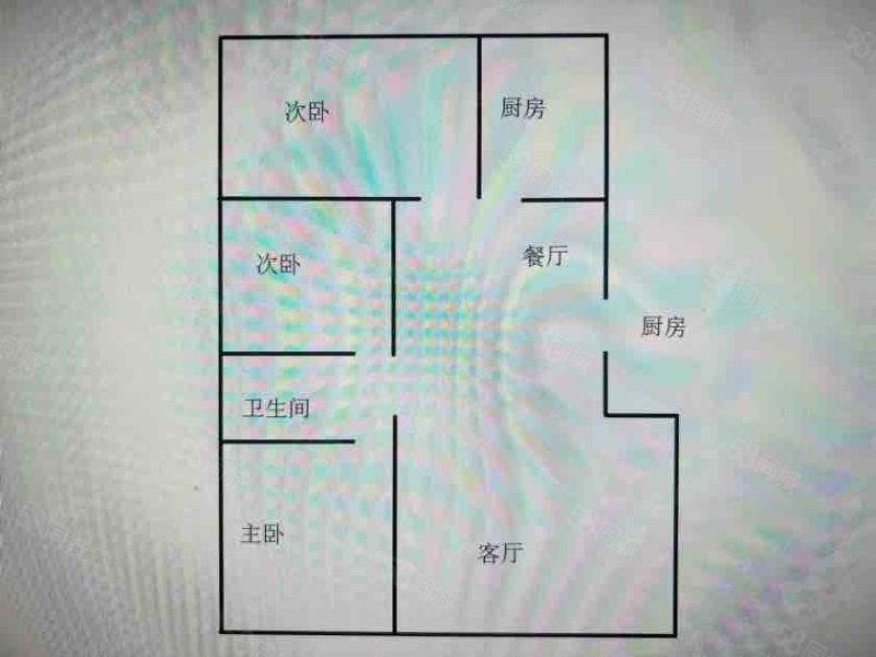 紫玉花城3室2厅1卫110.09㎡南北36.8万