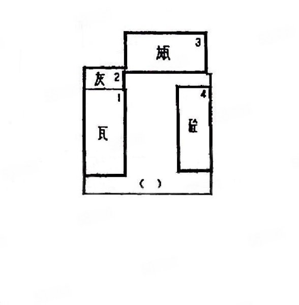 东四八条小区2室1厅0卫120㎡南北1550万