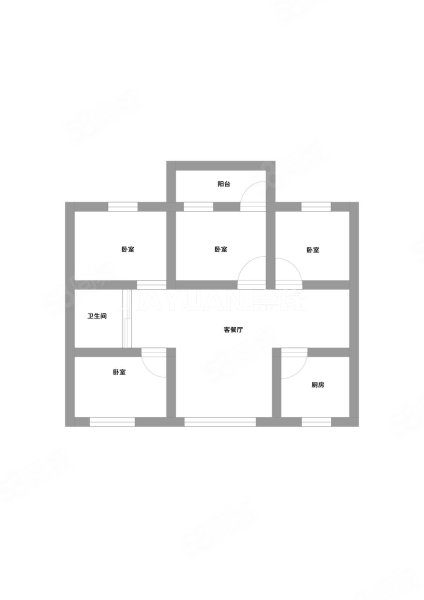 东岘新村3室2厅1卫108㎡南北165万