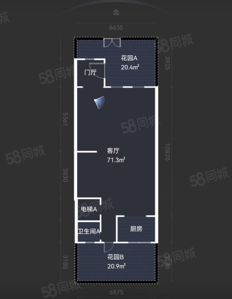 恒大云玺(北区)5室2厅3卫285.7㎡南北500万