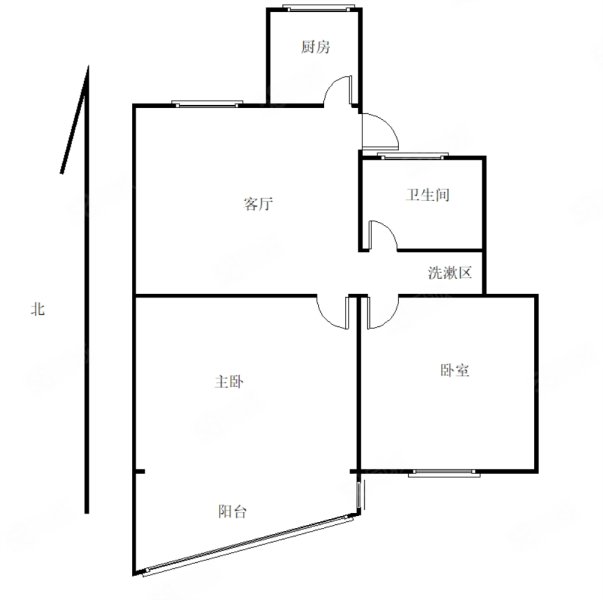 银龙花园(一期北区)2室1厅1卫67㎡南135万