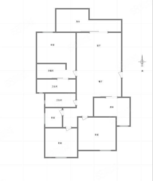 北京城建龙樾湾4室2厅2卫124.49㎡南北102万