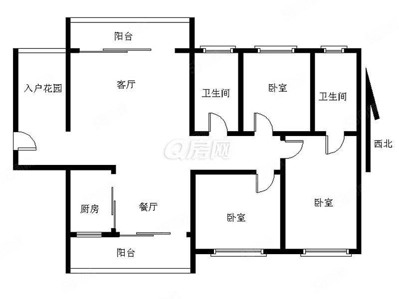【10图】南区竹秀园 旁边锦绣蓝山4房南北通透双阳台,锦秀蓝山-中山58