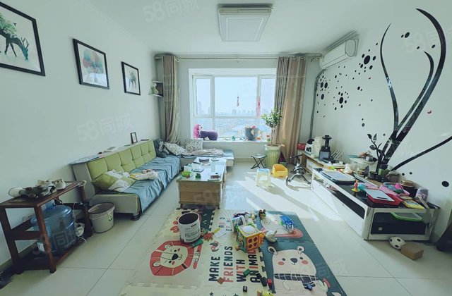 颐馨园二期，月亮湾，金柱绿城，边户，精装3室2厅，免大税