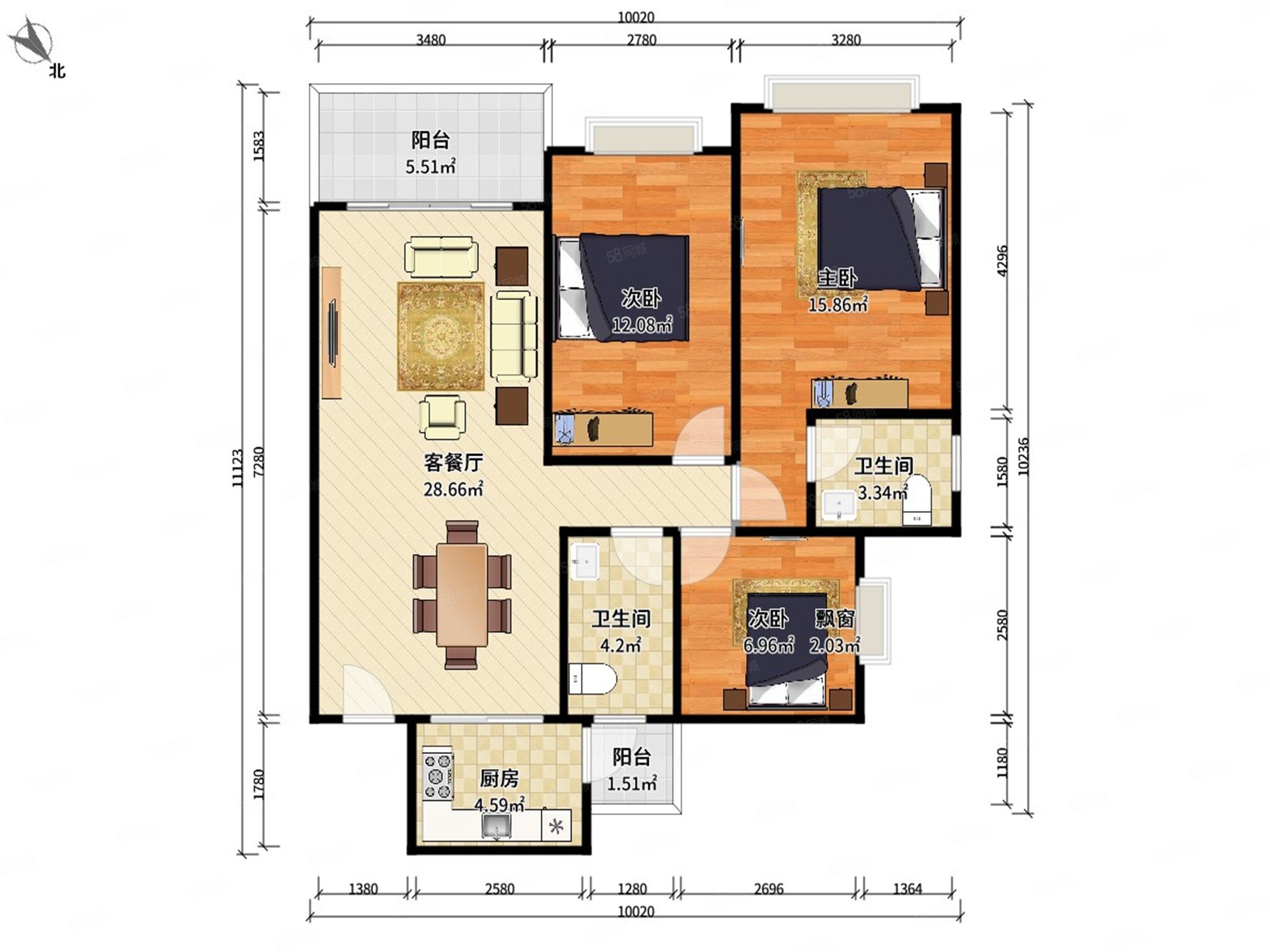户型超靓 环境优美 错过就没有了,海港城-清远58同城