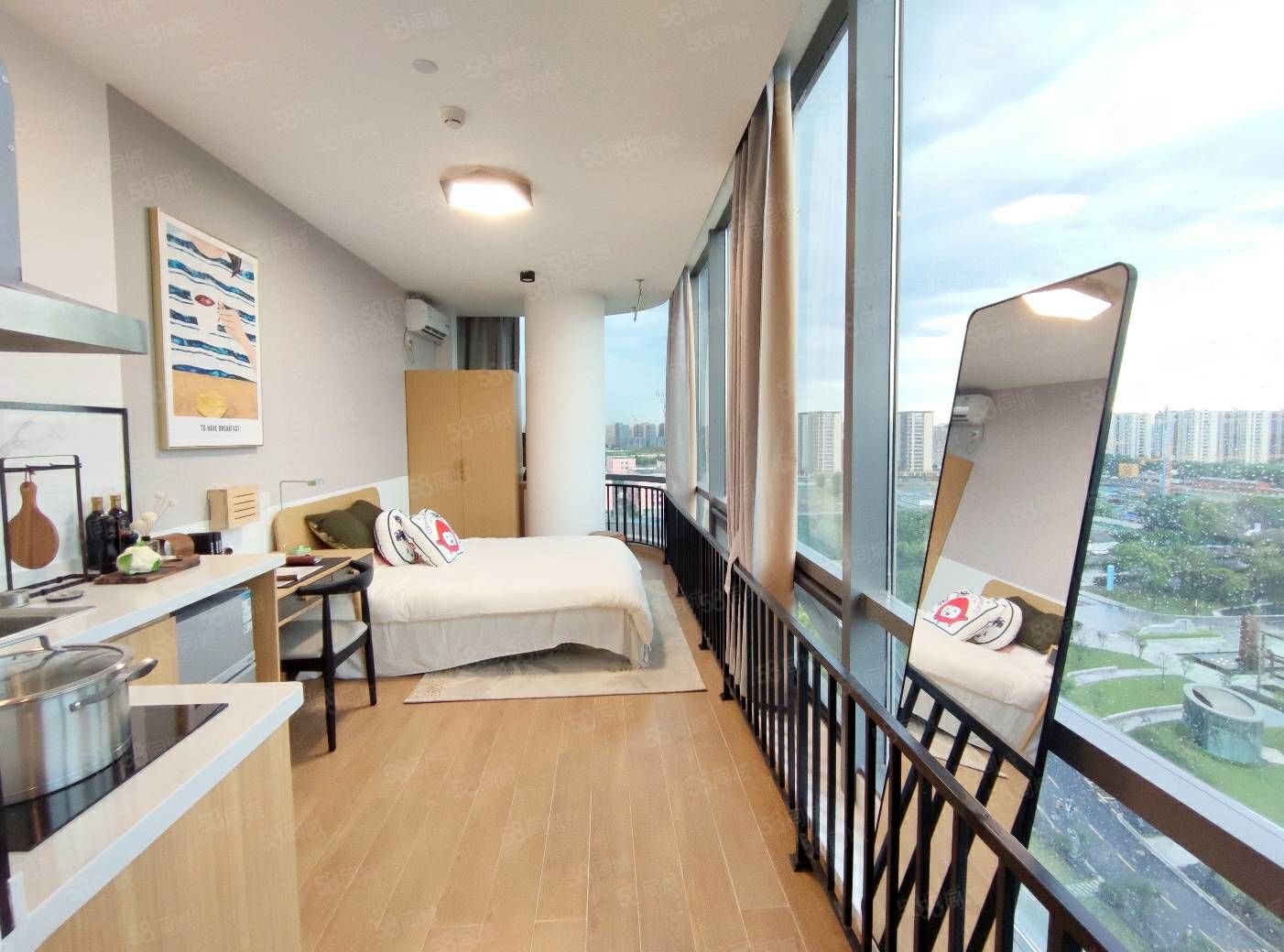 公寓馆11000元/月来自经纪人:糯家周宁宁7日内实拍验真白石洲深业鹤塘