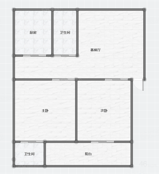 桃园居3室2厅2卫130㎡北38万