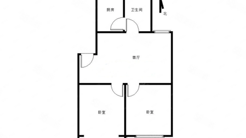 书林嘉园二村2室1厅1卫76㎡南30万