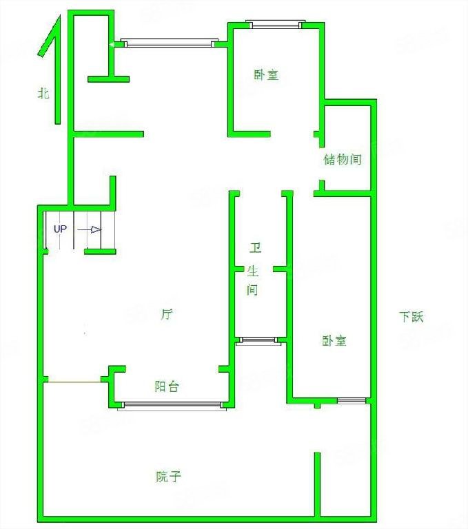 Park湾4室3厅2卫172㎡南北280万