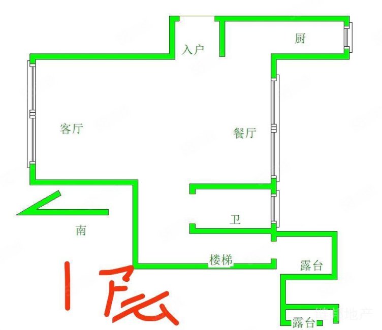 亿福东晟佳苑3室2厅2卫163㎡南北82万