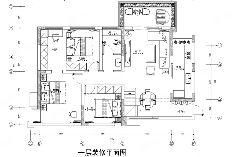 滨江壹号(长宁)4室2厅3卫152㎡南96万