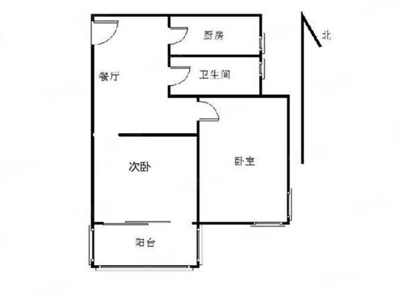 蔚霞新村2室1厅1卫60㎡南北25.8万