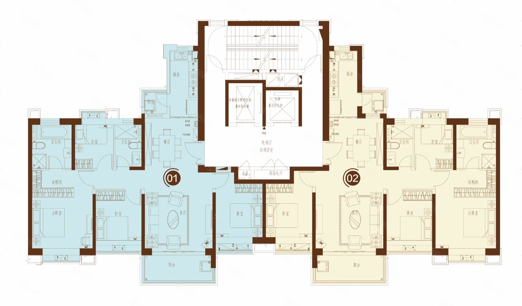 恒大美丽沙,非中介有优惠阔景豪宅,主卧40平左右