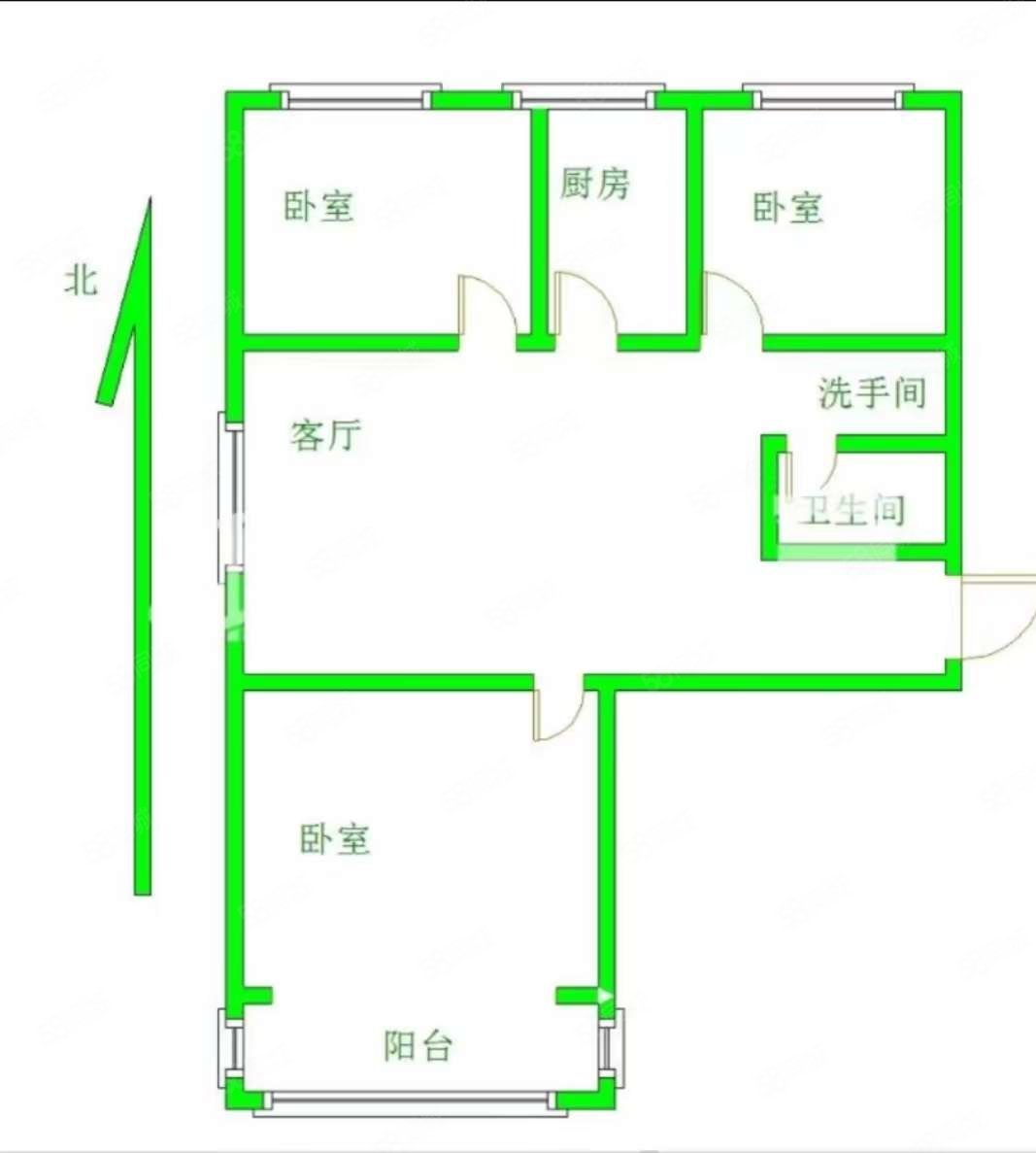 海德花园户型图图片