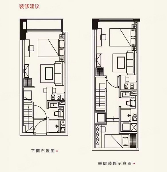 首开中庚香开连天(商住楼)3室2厅2卫42.33㎡南76万