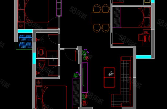 长阳新城一期3室2厅108.11㎡30.6万二手房图片