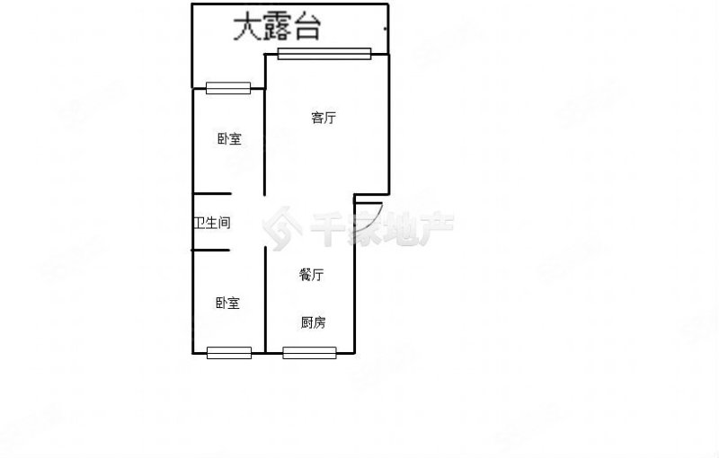 金山文汇2室2厅1卫119㎡南北72万