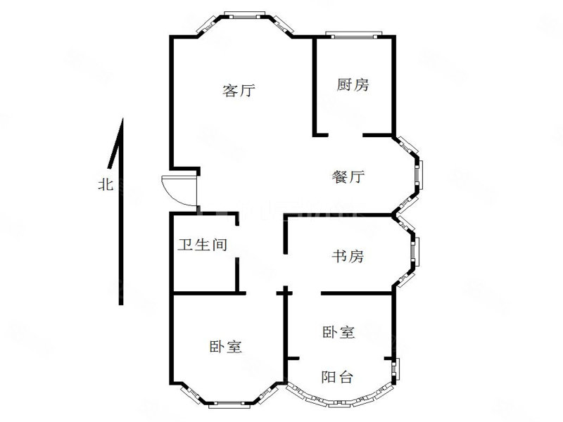 丽苑阳光城丽景苑3室2厅1卫130.19㎡南北119万