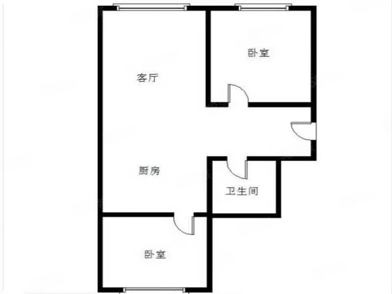 西山小区2室1厅1卫86㎡南北29.8万