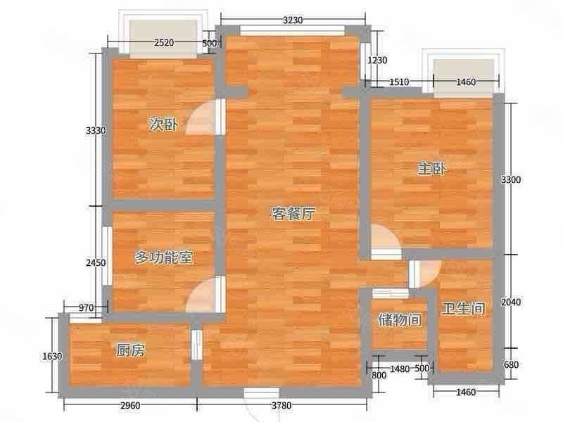 帛樾幸福小镇3室2厅1卫101㎡南86.5万